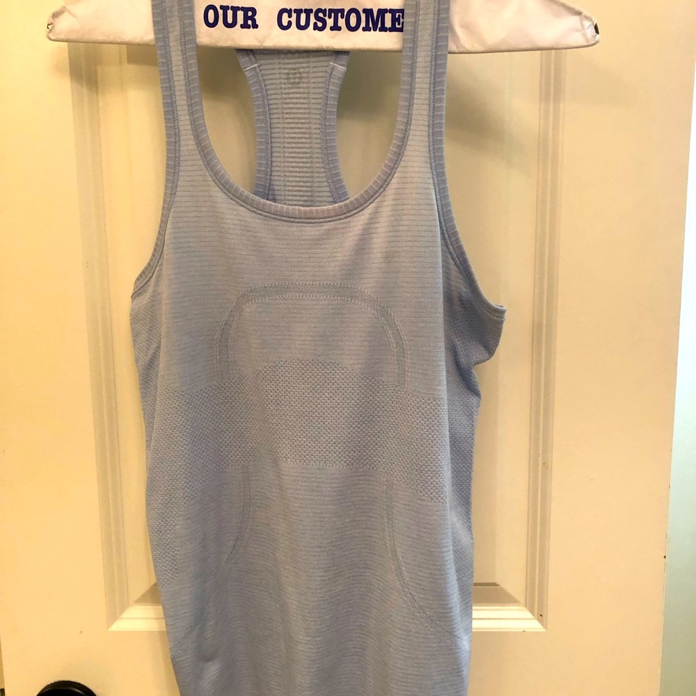 Lululemon!💕 Swiftly Tech Tank Top, size 4, powder blue.  In great condition.